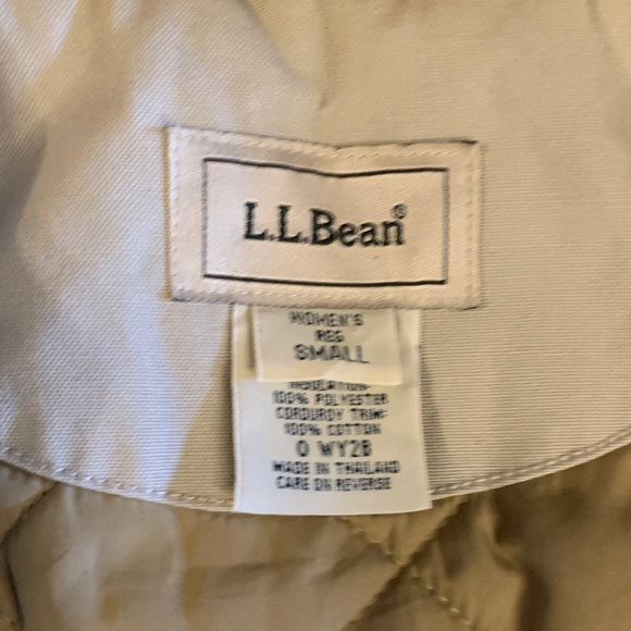 L.L. Bean woman’s Tan Chore Coat Jacket Small - Picture 9 of 16